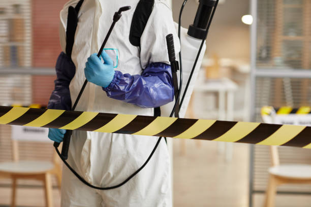 Professional Biohazard Cleanup technician working in Bay City, MI